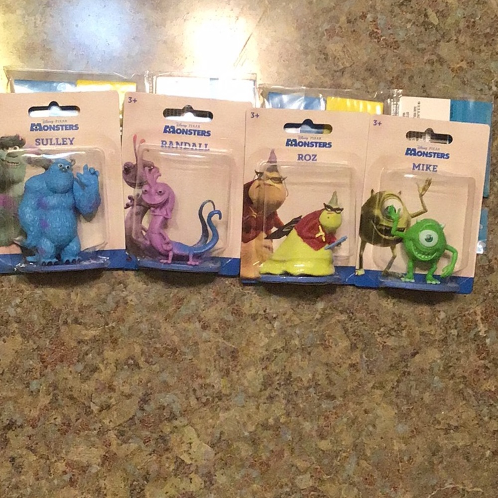 Disney Pixar Monsters Inc figures NIB